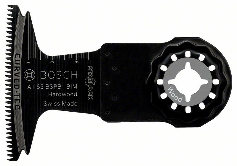 Bosch BIM Tauchsägeblatt AII 65 BSPB, Hard Wood, 40 x 65 mm, 1er-Pack