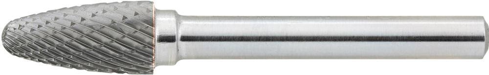 FORUM Hartmetall-Frässtift mit 6-mm-Schaft, Rundbogenform RBF (Baumform), Zahnung C