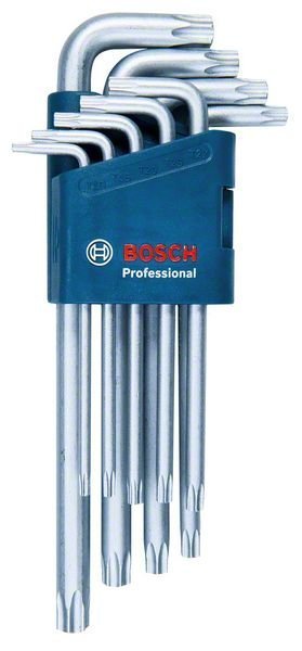 Bosch Innensechskant, Torx Schlüssel Set, 9-tlg.