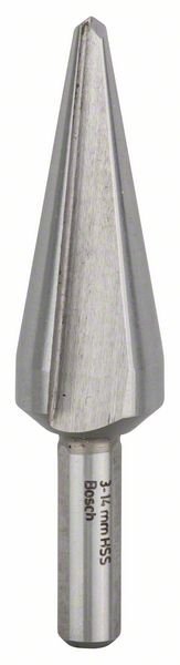 Bosch Blechschälbohrer HSS, zylindrisch, 3 - 14 mm, 58 mm, 6 mm