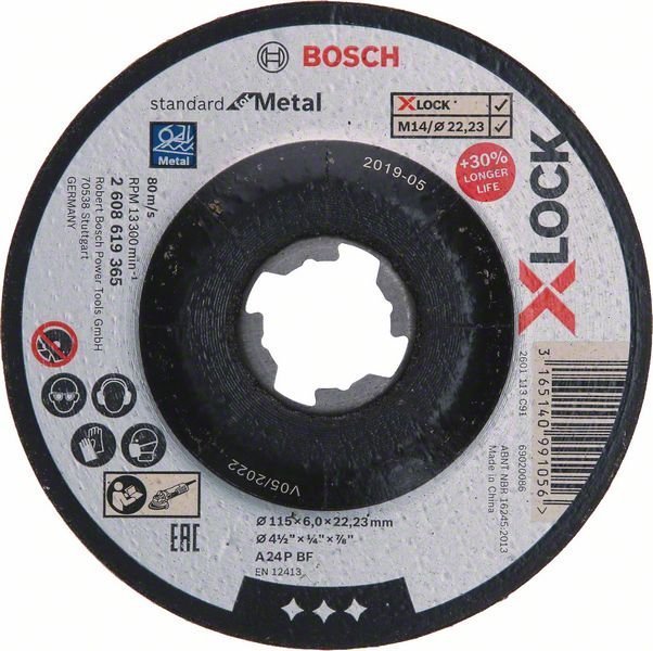 Bosch X-LOCK SfM 115 x 6 mm T27