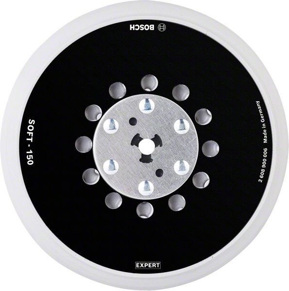Bosch EXPERT Multihole Universalstützteller, 150 mm, Weich. Für Exzenterschleifer