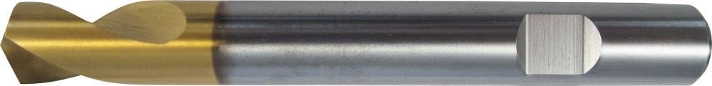 FORUM NC-Anbohrer mit zyl. Schaft, 120°, HSS Co5, DIN 1835-B, Oberfläche TiN-beschichtet