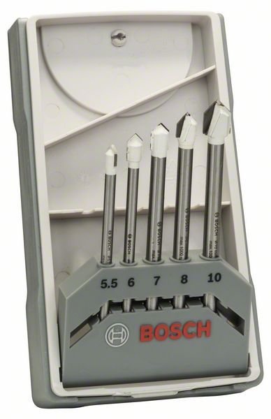 Bosch 5-tlg. CYL-9 Ceramic Fliesenbohrer-Set, 5,5–10 mm