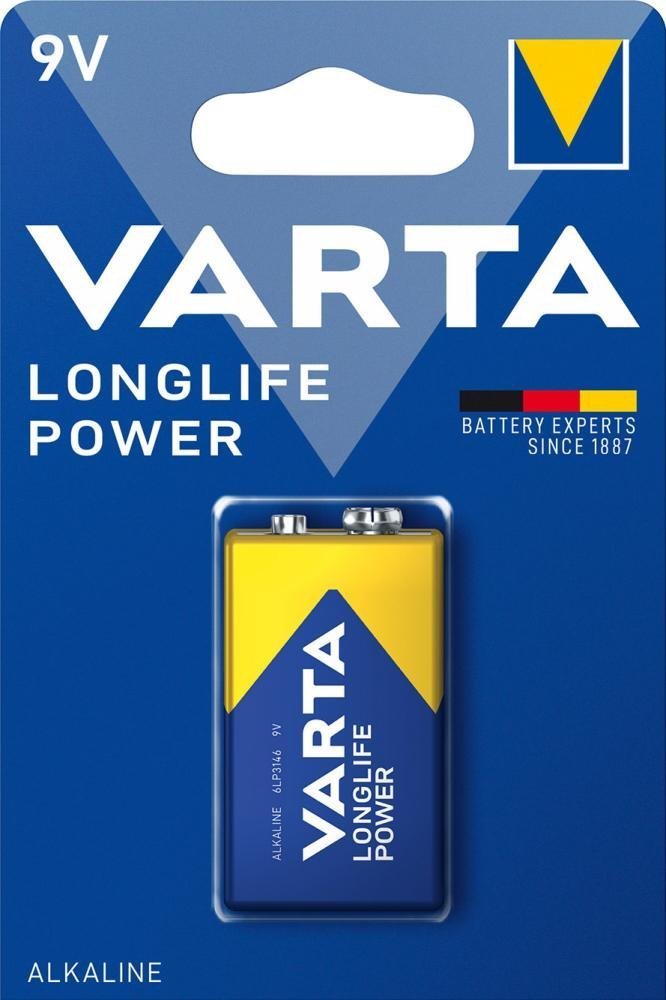 Varta Batterie LONGLIFE Power 9 V E-Block Blister a 1 Stück