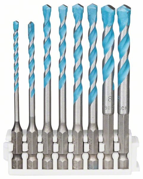 Bosch Hex-9 MultiConstruction Pick and Click-Set, 8-tlg., 3–8 mm