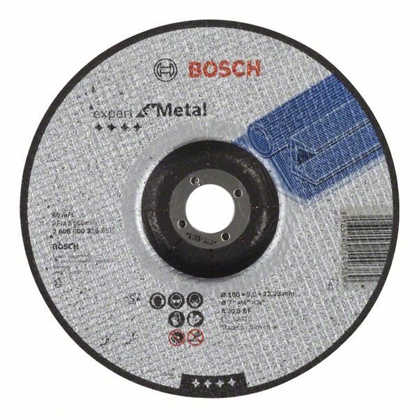 Bosch Trennscheibe gekröpft Expert for Metal A 30 S BF, 180 mm, 3 mm