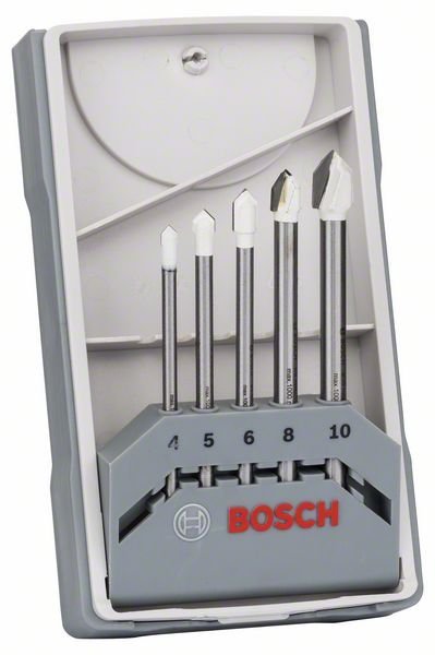 Bosch 5-tlg. CYL-9 Ceramic Fliesenbohrer-Set, 4–10 mm