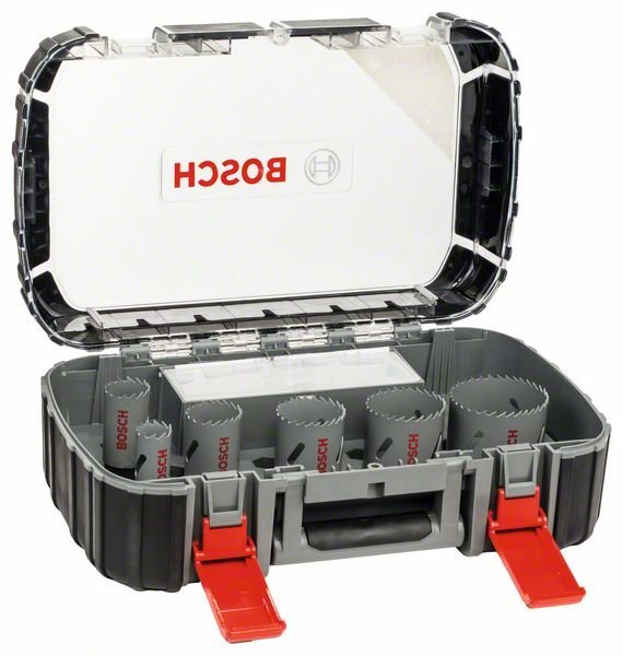 Bosch 6-teiliges HSS Bi-Metall-Lochsägen-Set für Elektriker, 22–64 mm
