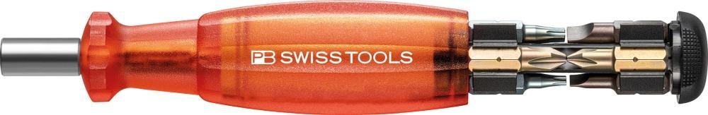 PB Swiss Tools Magazin-Bithalter rot 8-teilig Schlitz, PH, TX