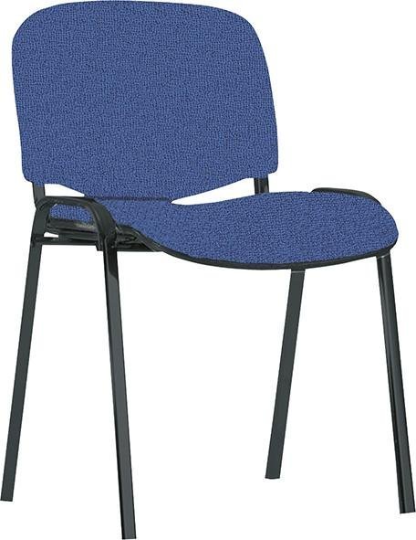 Bes.-Stuhl ISO schwarz/blau