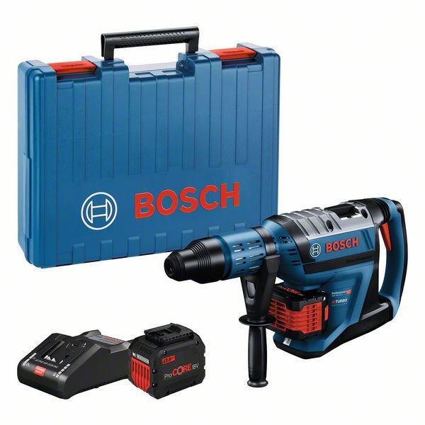 Bosch Akku-Bohrhammer BITURBO mit SDS max GBH 18V-45 C, 2 x Akku ProCORE18V 12.0Ah