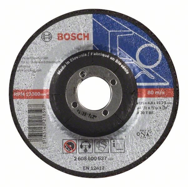 Bosch Schruppscheibe gekröpft Expert for Metal A 30 T BF, 115 mm, 22,23 mm, 4,8 mm