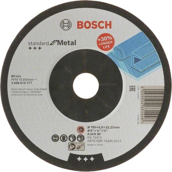 Bosch Schruppscheibe Standard for Metal, Durchmesser 150 mm
