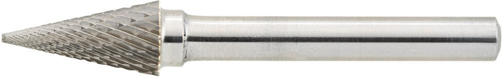 FORUM Hartmetall-Frässtift mit 6-mm-Schaft, Spitzkegelform SKM, Zahnung C