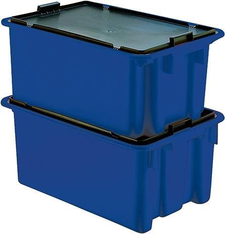 Alfred Häner Drehstapelbehälter 45 l B600xT400xH250 mm blau