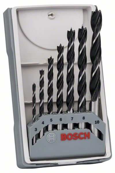 Bosch 7-tlg. Holzbohrer-Set, 3–10 mm