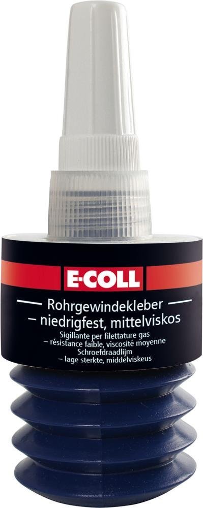 E-COLL Rohrgewindekleber 50g niedrigf-mittelviskosE-COLL