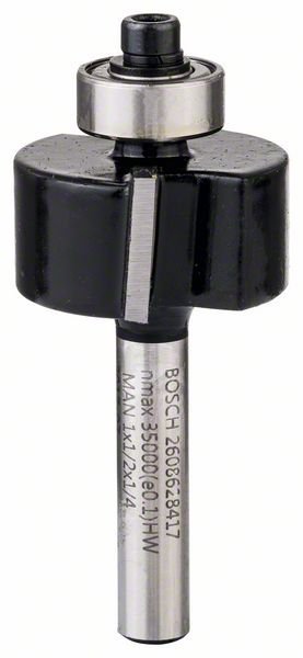 Bosch Falzfräser, 1/4 Zoll, D1 25,4 mm, L 12,7 mm, G 54 mm
