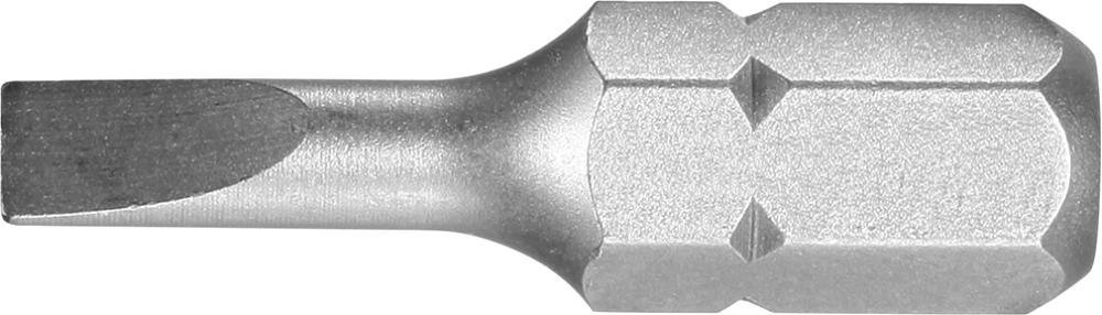 FORUM Bit für Schlitz-Schrauben 1/4″, 25 mm, zähhart,