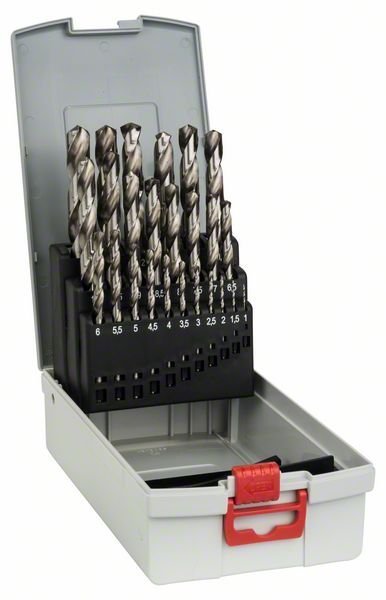 Bosch 25-tlg. HSS-G ProBox-Set, 135°, 1–13 mm. Für Bohrmaschinen/Schrauber
