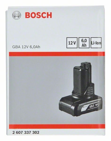 Bosch 12 V-Stab-Li-Ion-Akku mit ECP, 6,0 Ah,