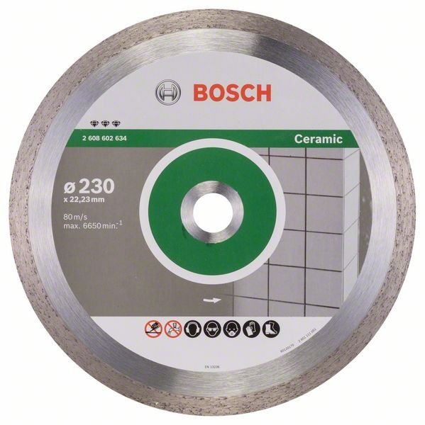 Bosch Diamanttrennscheibe Best for Ceramic. Für kleine Winkelschleifer
