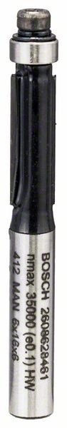 Bosch Laminat-Bündigfräser, 6 mm, D1 6,35 mm, L 16,1 mm, G 54 mm