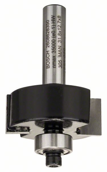 Bosch Falzfräser, 8 mm, B 9,5 mm, D 31,8 mm, L 12,5 mm, G 54 mm