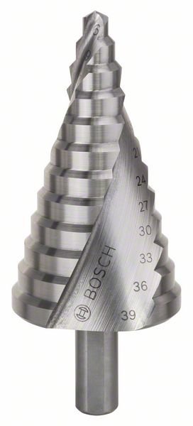 Bosch Stufenbohrer HSS, 6 - 39 mm, 10 mm, 93,5 mm, 13 Stufen