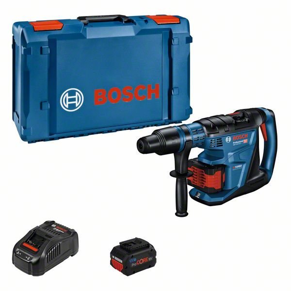 Bosch Akku-Bohrhammer BITURBO mit SDS max GBH 18V-40 C, 2 Akku ProCORE18V 5.5Ah