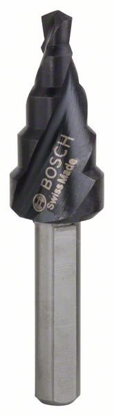 Bosch Stufenbohrer HSS-AlTiN, 4 - 12 mm, 6 mm, 50 mm, 5 Stufen