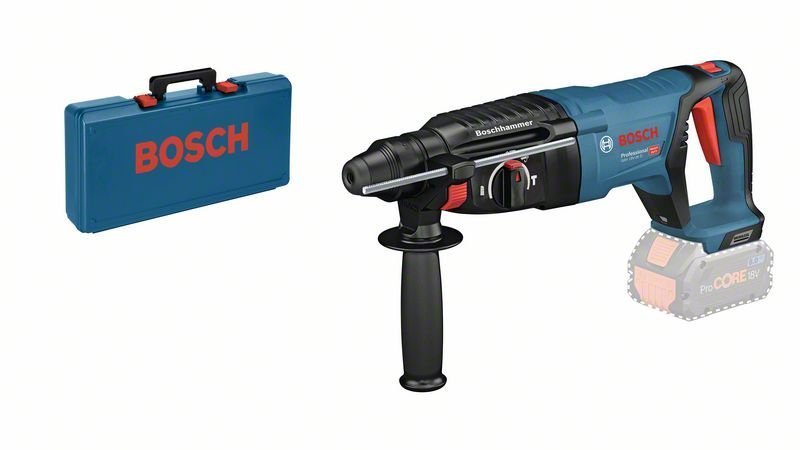 Bosch Akku-Bohrhammer mit SDS plus GBH 18V-26 D, Solo Version, Handwerkerkoffer