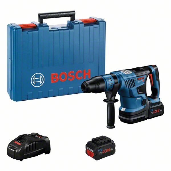 Bosch Akku-Bohrhammer BITURBO mit SDS max GBH 18V-36 C, 2 x Akku ProCORE18V 8.0Ah